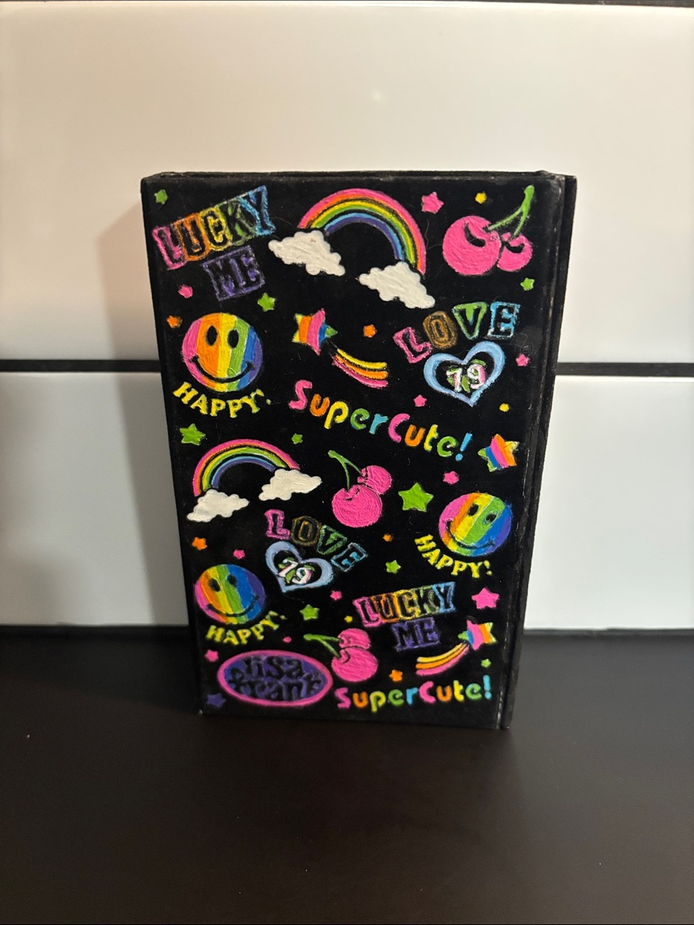 Vintage 90’s Y2K The Lisa Frank Posh Flip Out Organizer COMPLETE